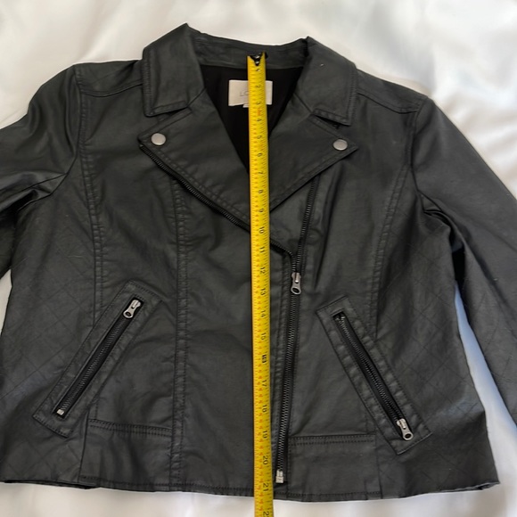 Black Loft biker type jacket. Like new condition. - Picture 14 of 14